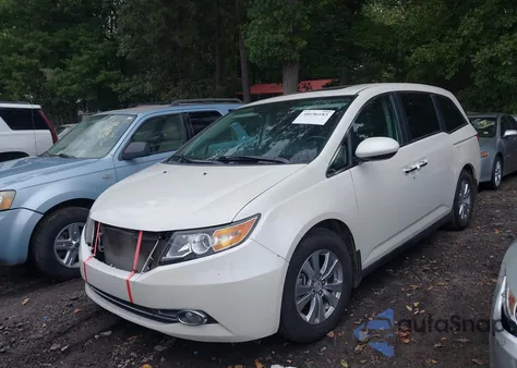 2015 Honda Odyssey Ex-L z USA, uszkodzony, nr VIN 5FNRL5H68FB056301